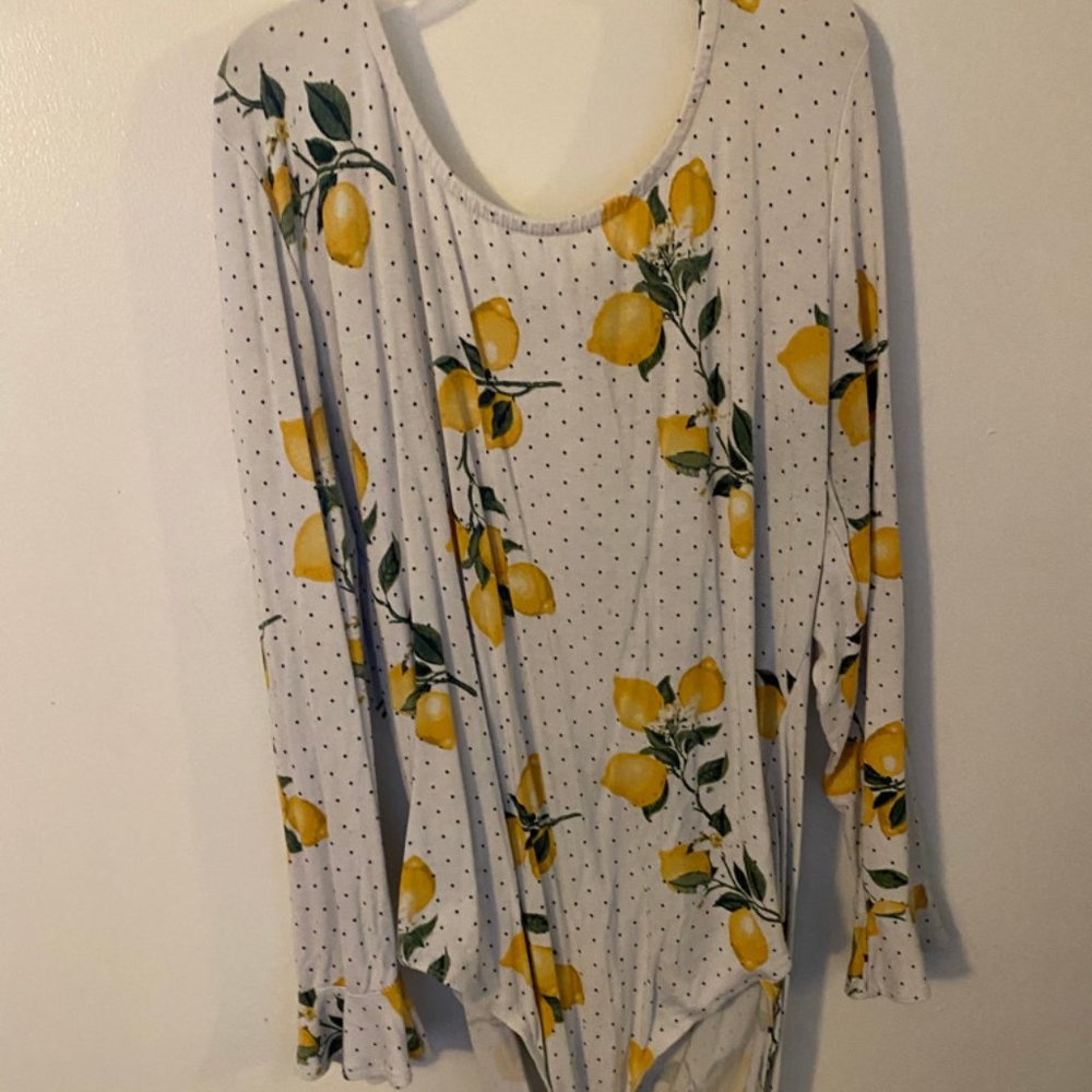 lemon bodysuit